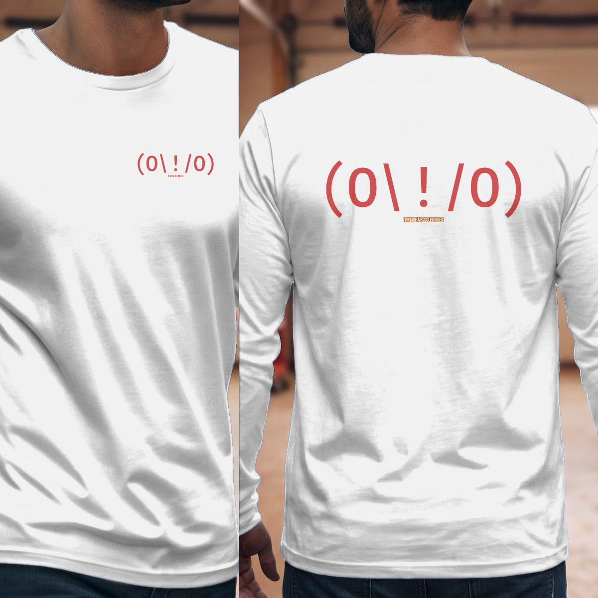 White | Left Chest + Back