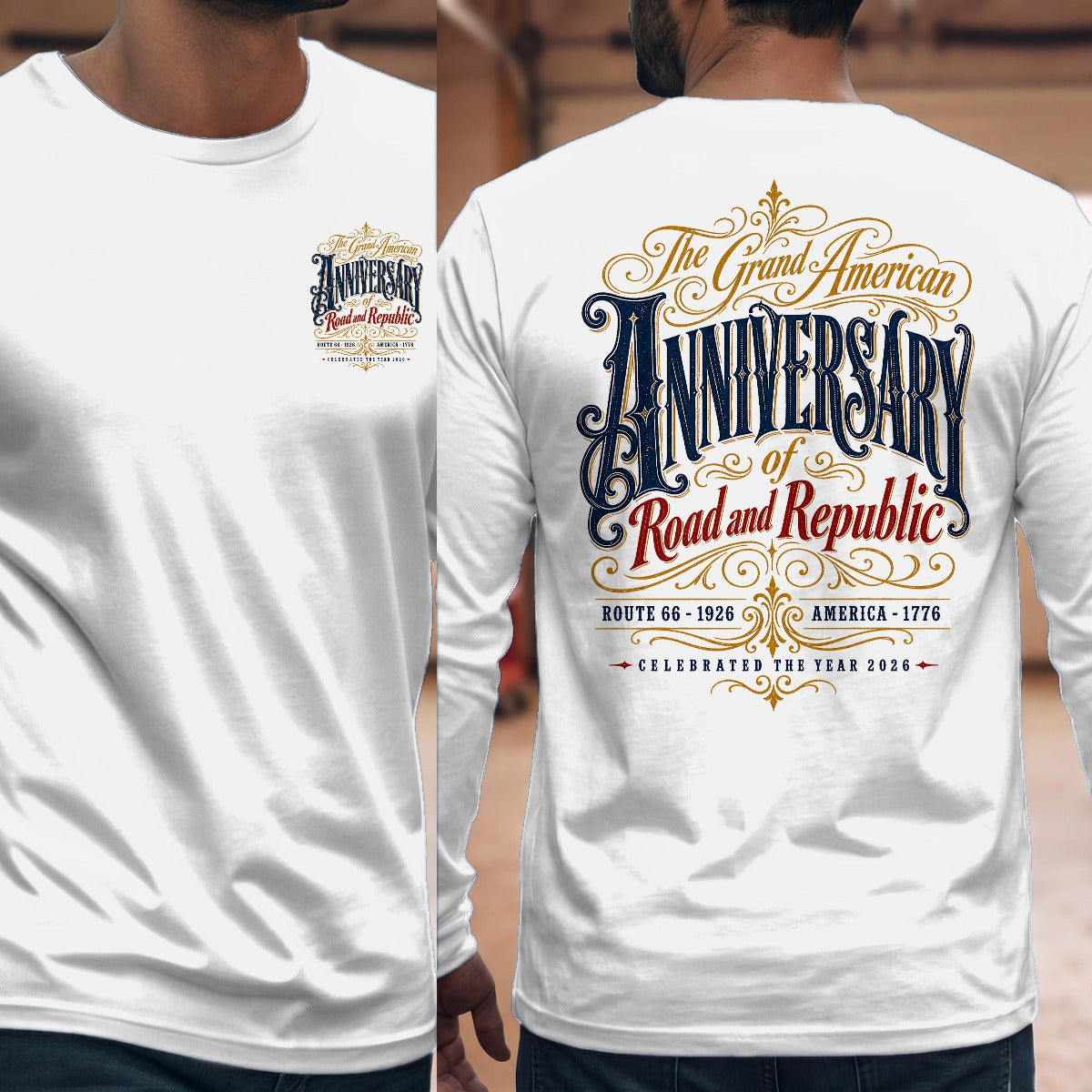 White | Front & Back