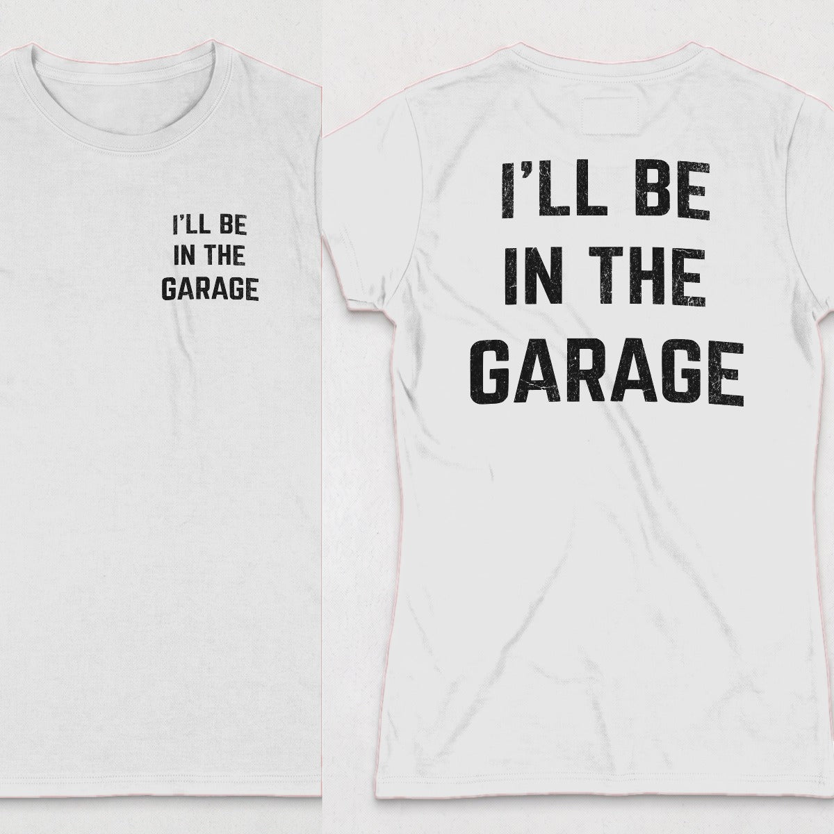 White | Left Chest + Back