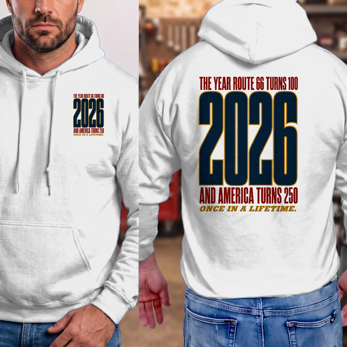 White | Front & Back
