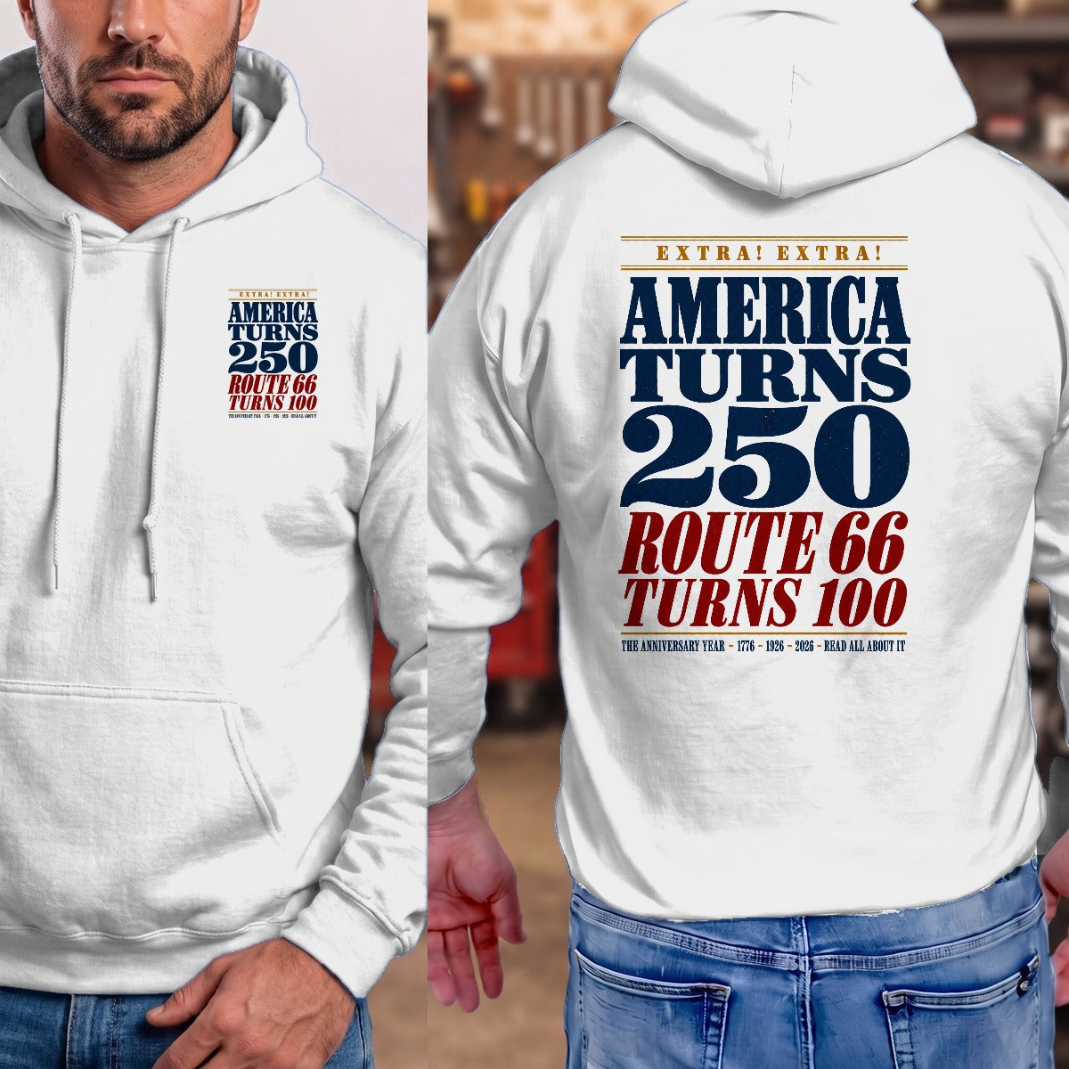 White | Front & Back