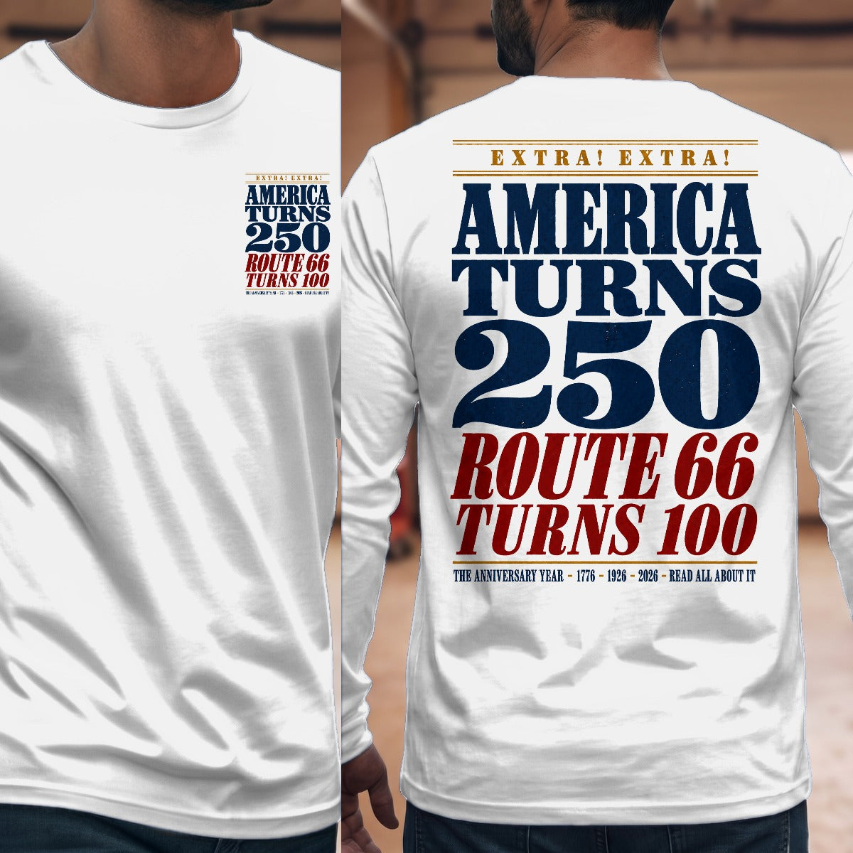 White | Front & Back