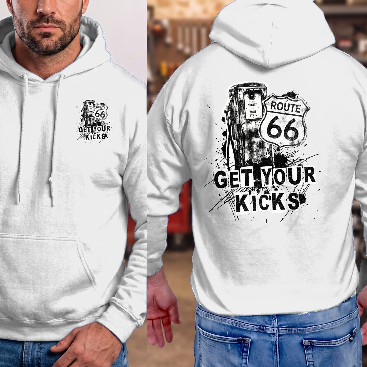 White | Front & Back