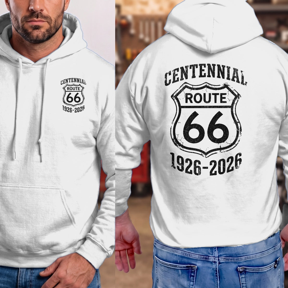 White | Front & Back