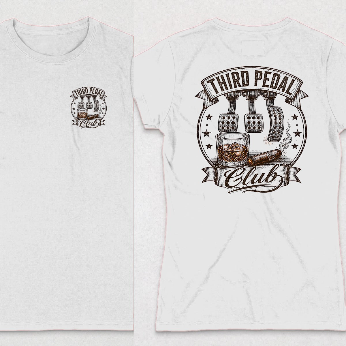 White | Left Chest + Back