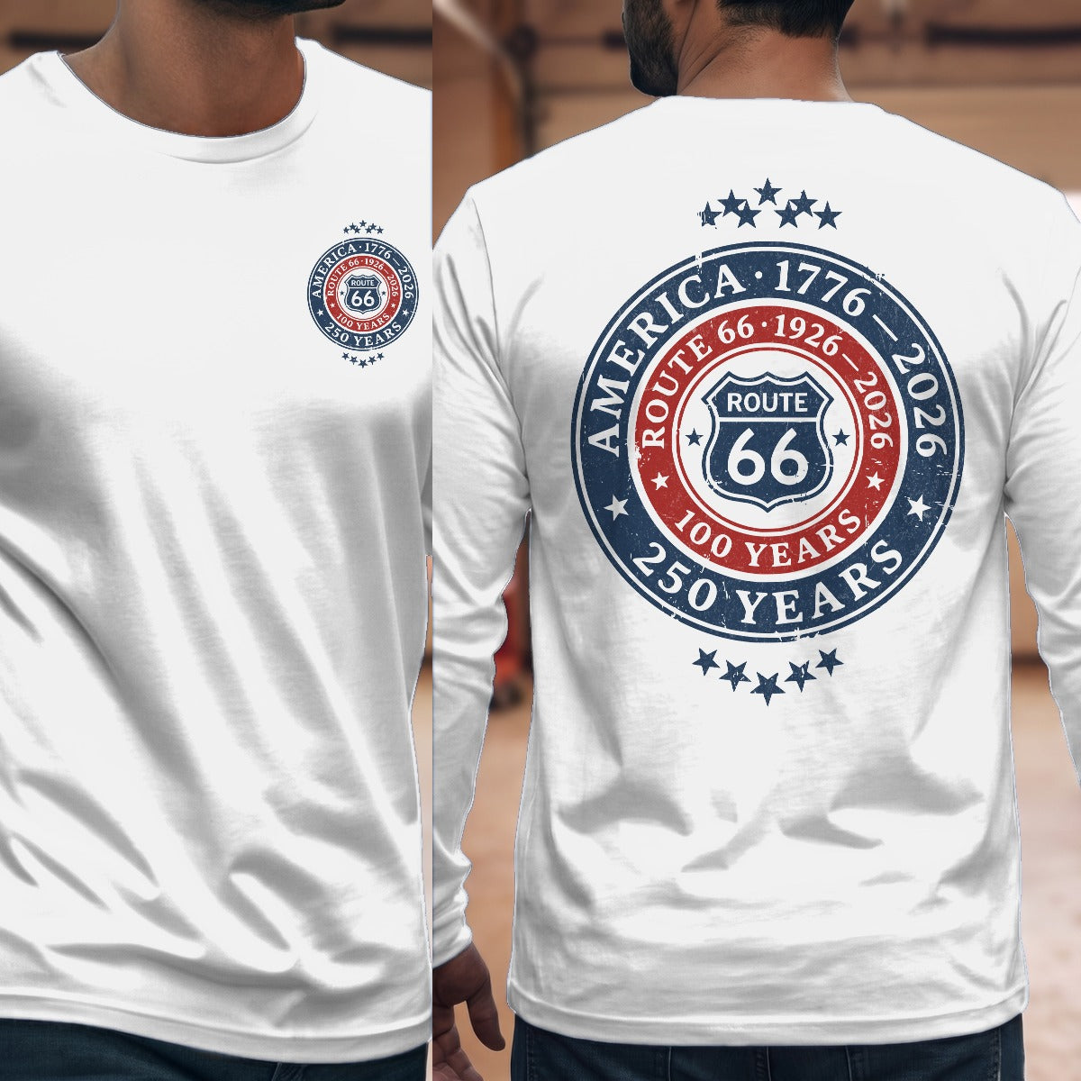White | Front & Back