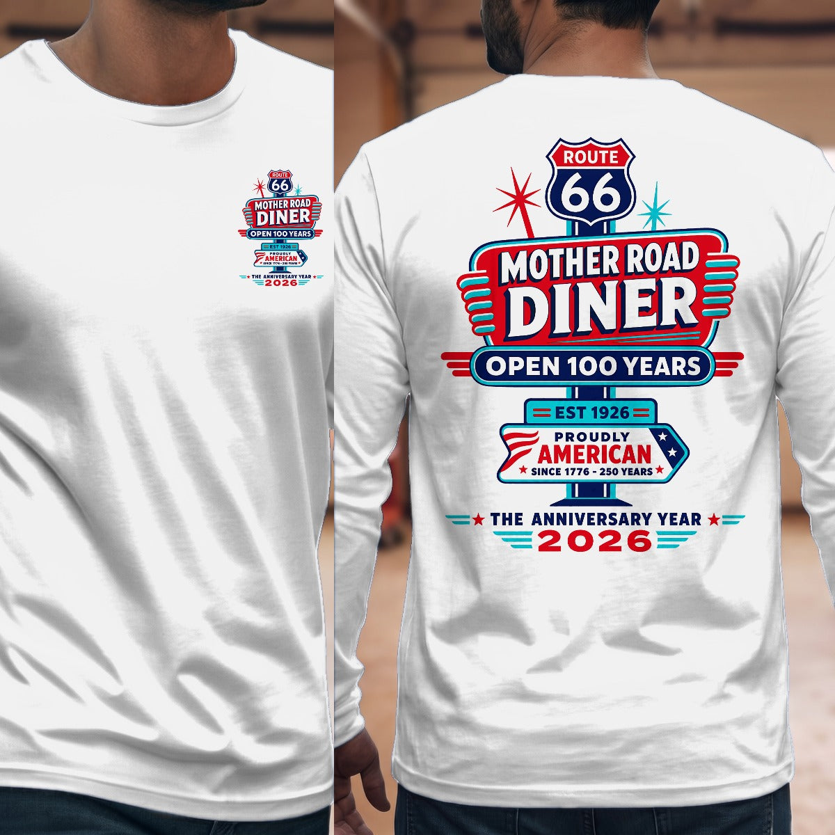 White | Front & Back