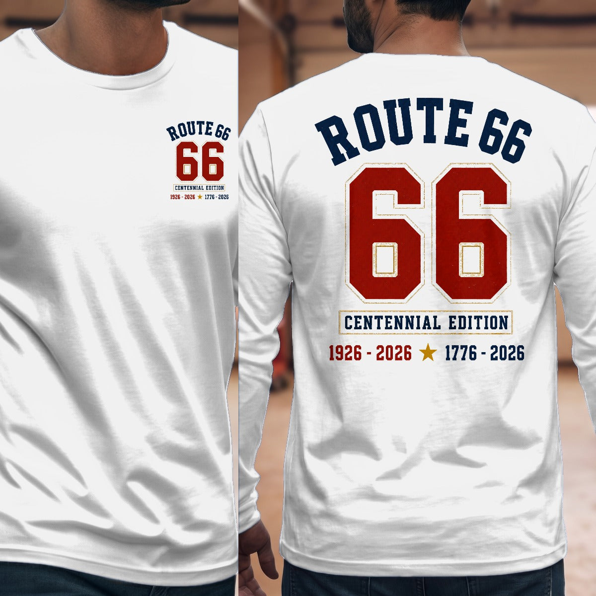 White | Front & Back