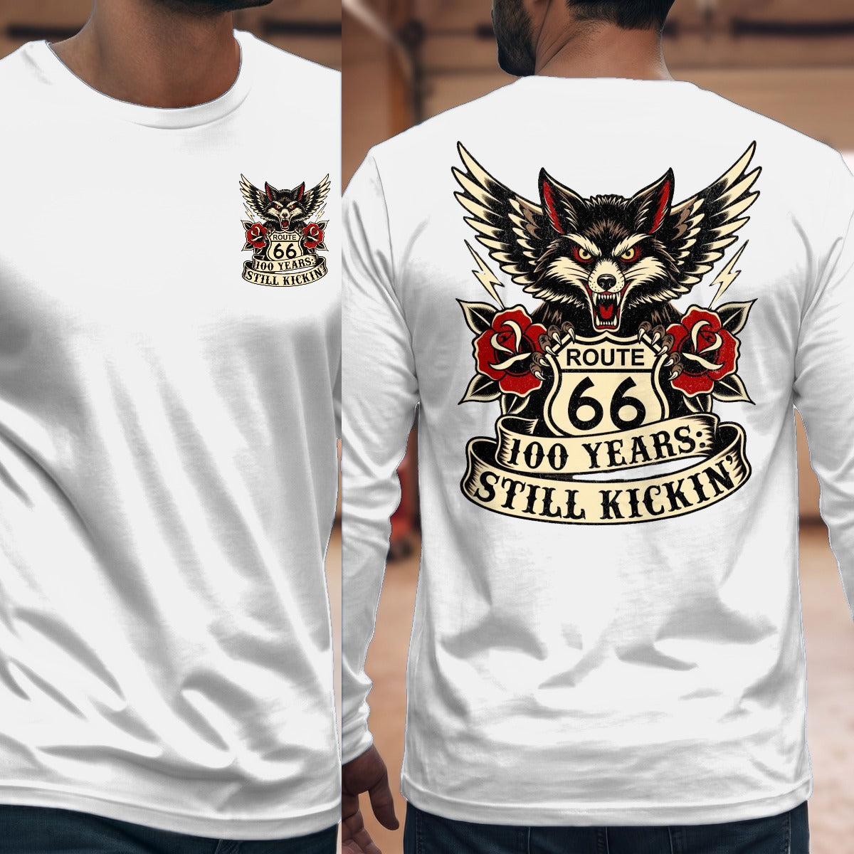 White | Front & Back