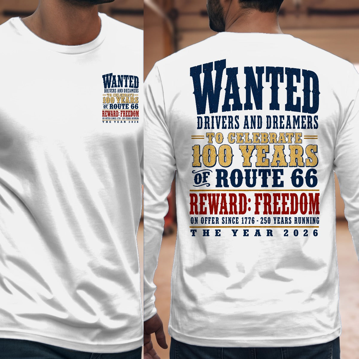 White | Front & Back