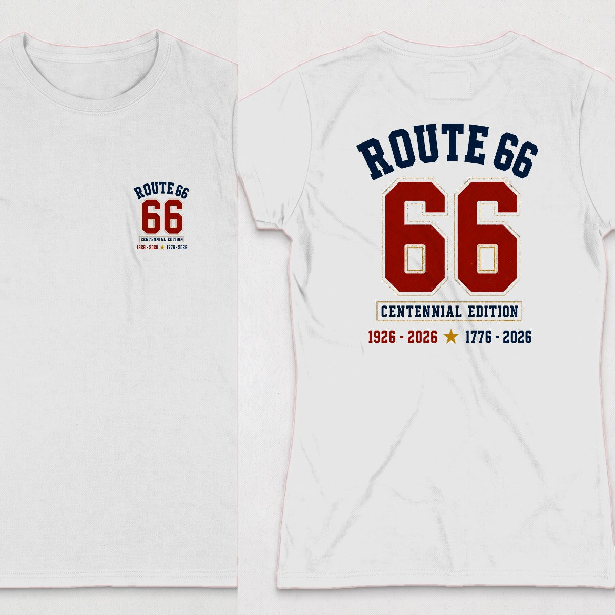 White | Front & Back