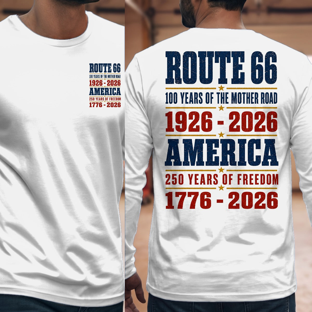 White | Front & Back