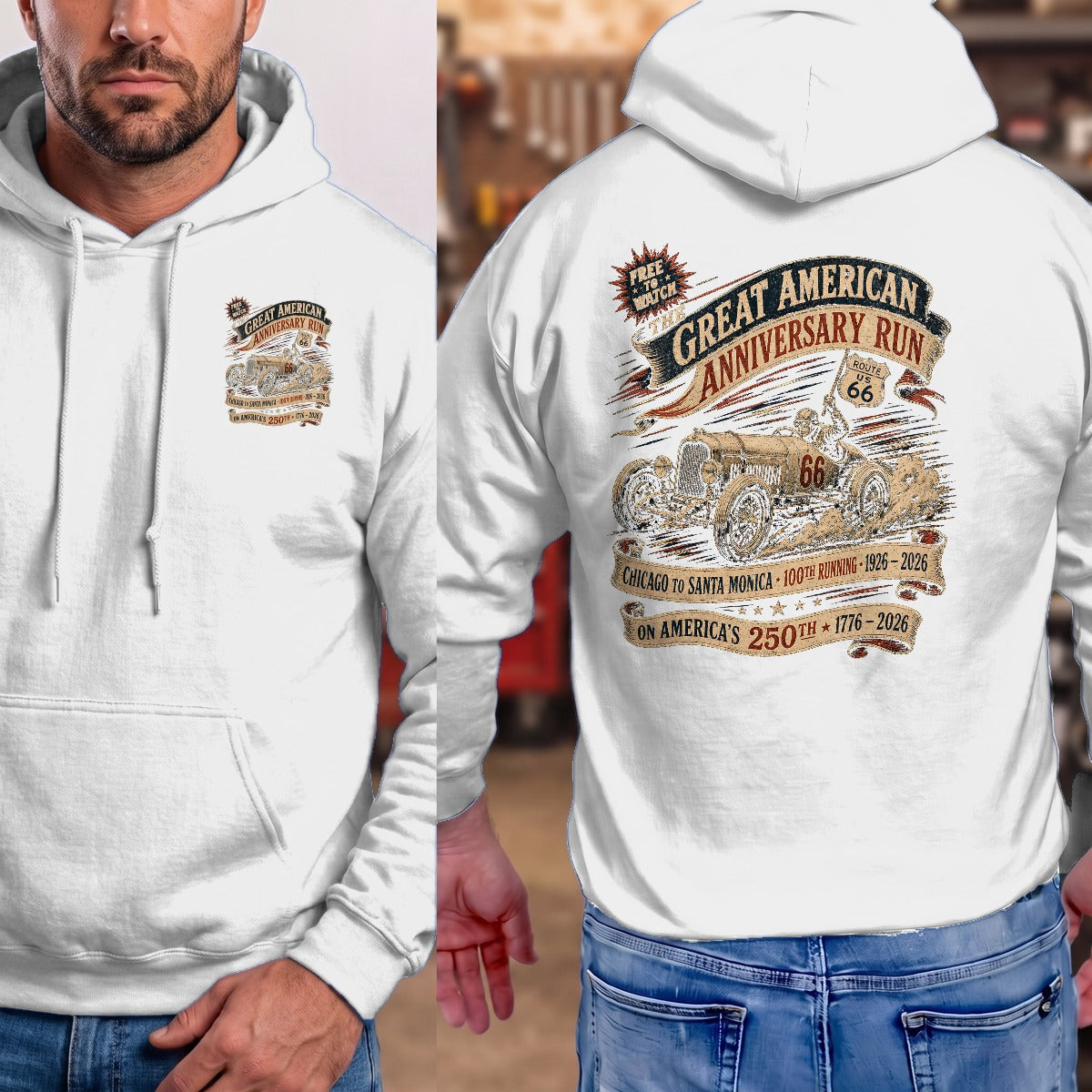 White | Front & Back