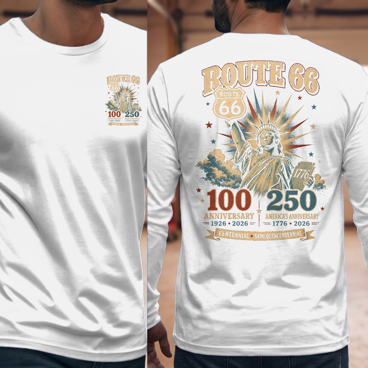 White | Front & Back