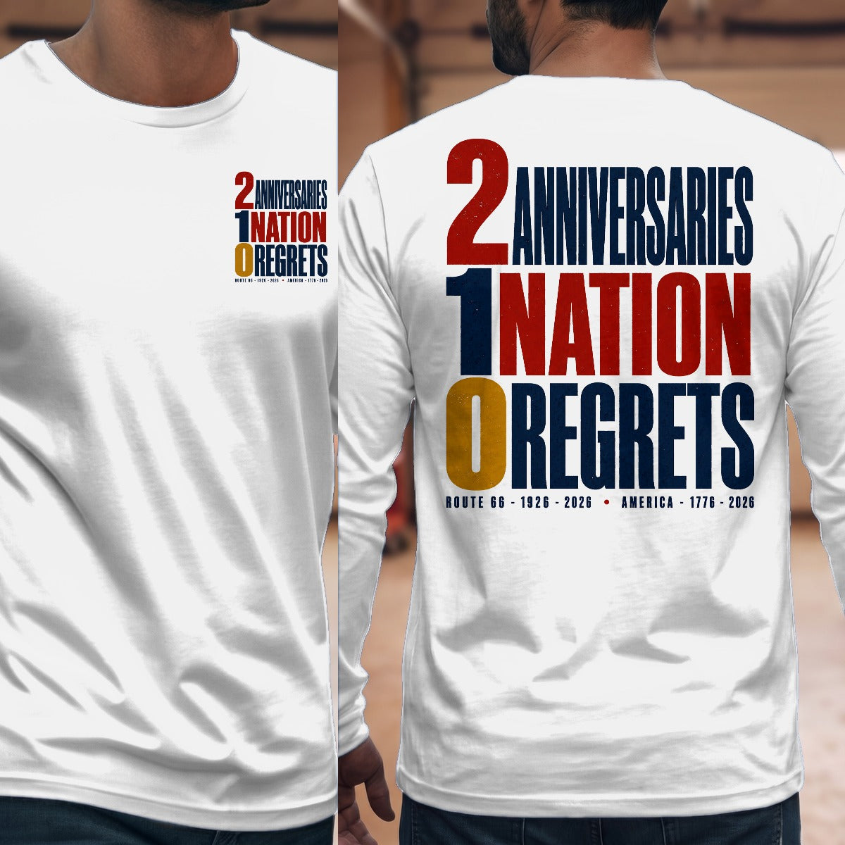 White | Front & Back