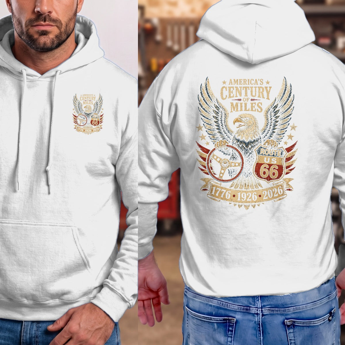 White | Front & Back