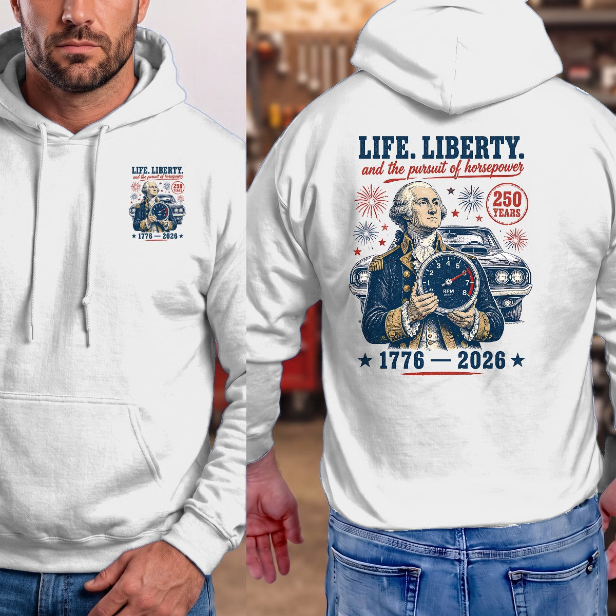 White | Front & Back