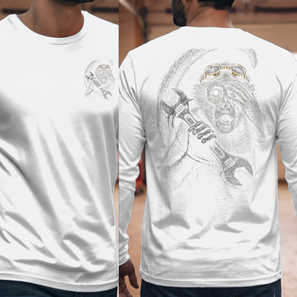 White | Front & Back