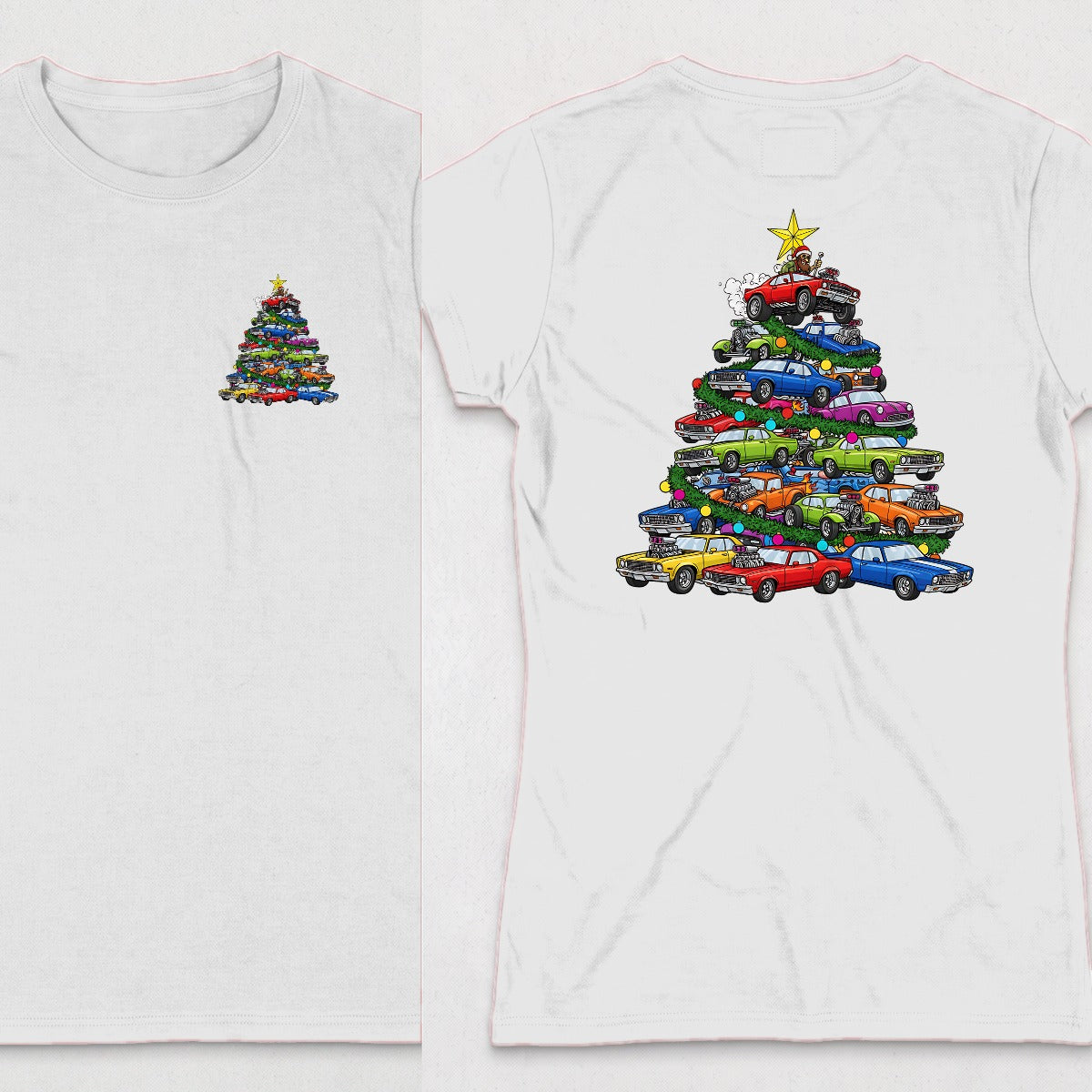 White | Left Chest + Back