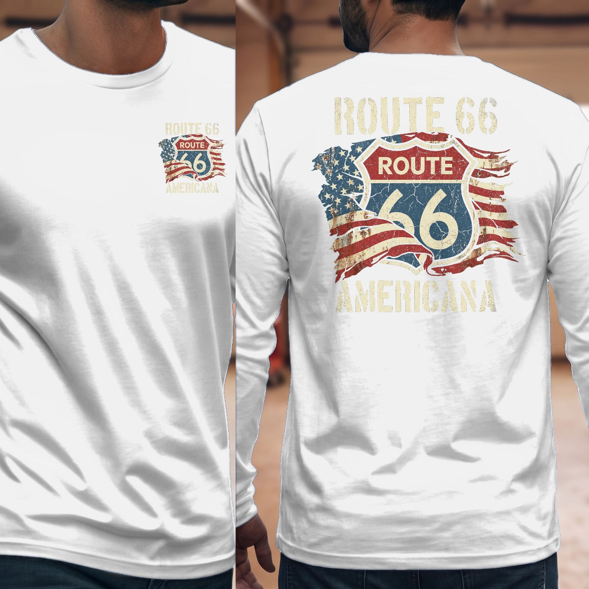 White | Front & Back