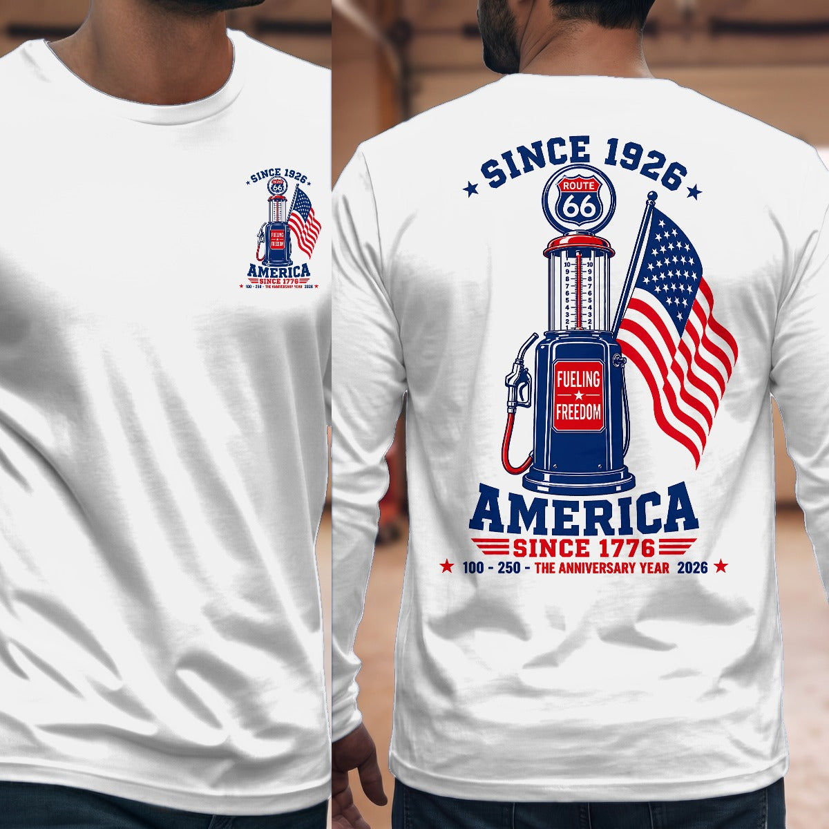 White | Front & Back