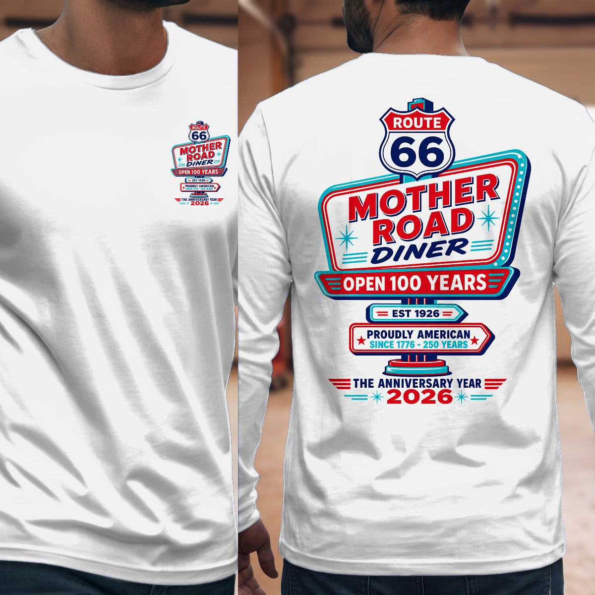 White | Front & Back