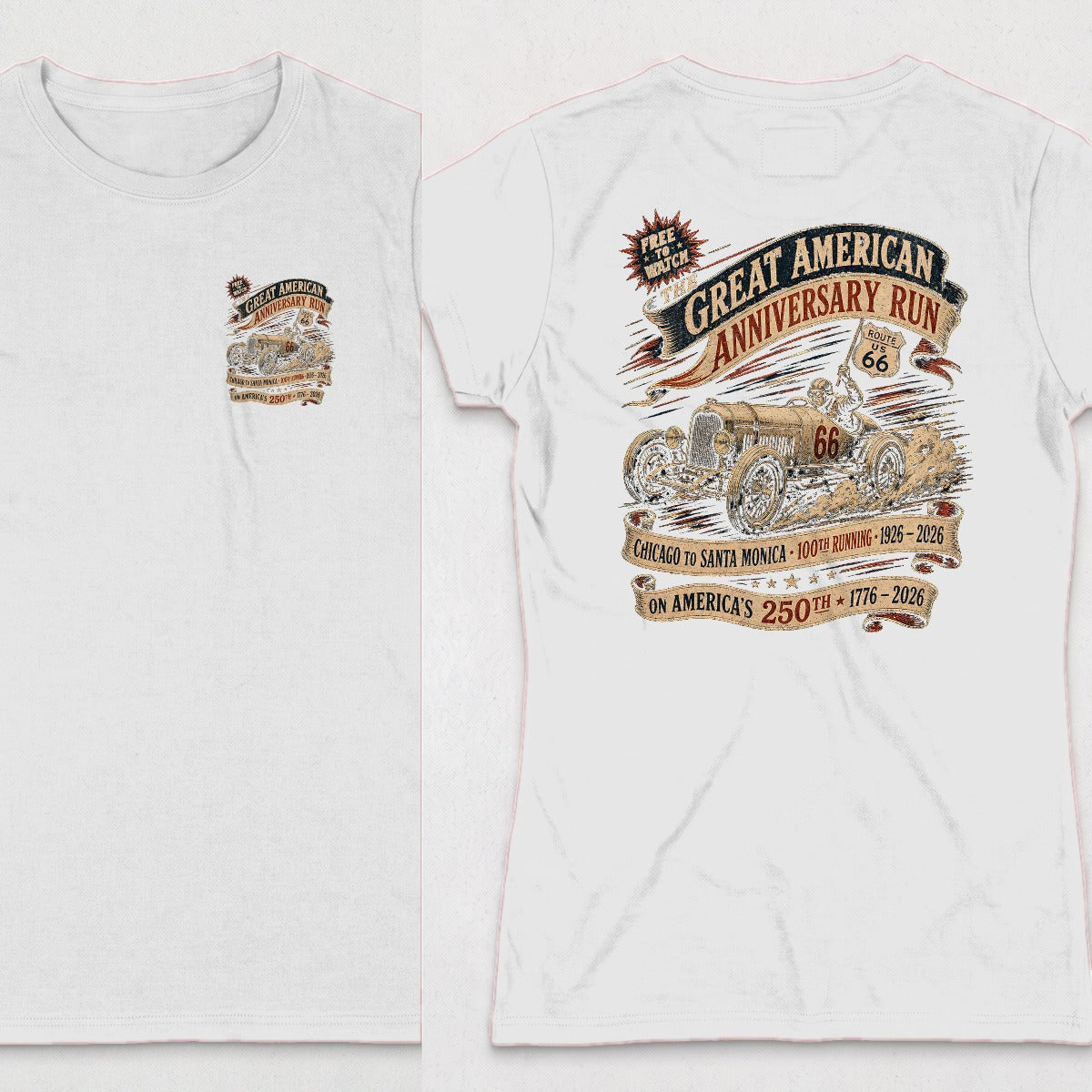White | Left Chest + Back