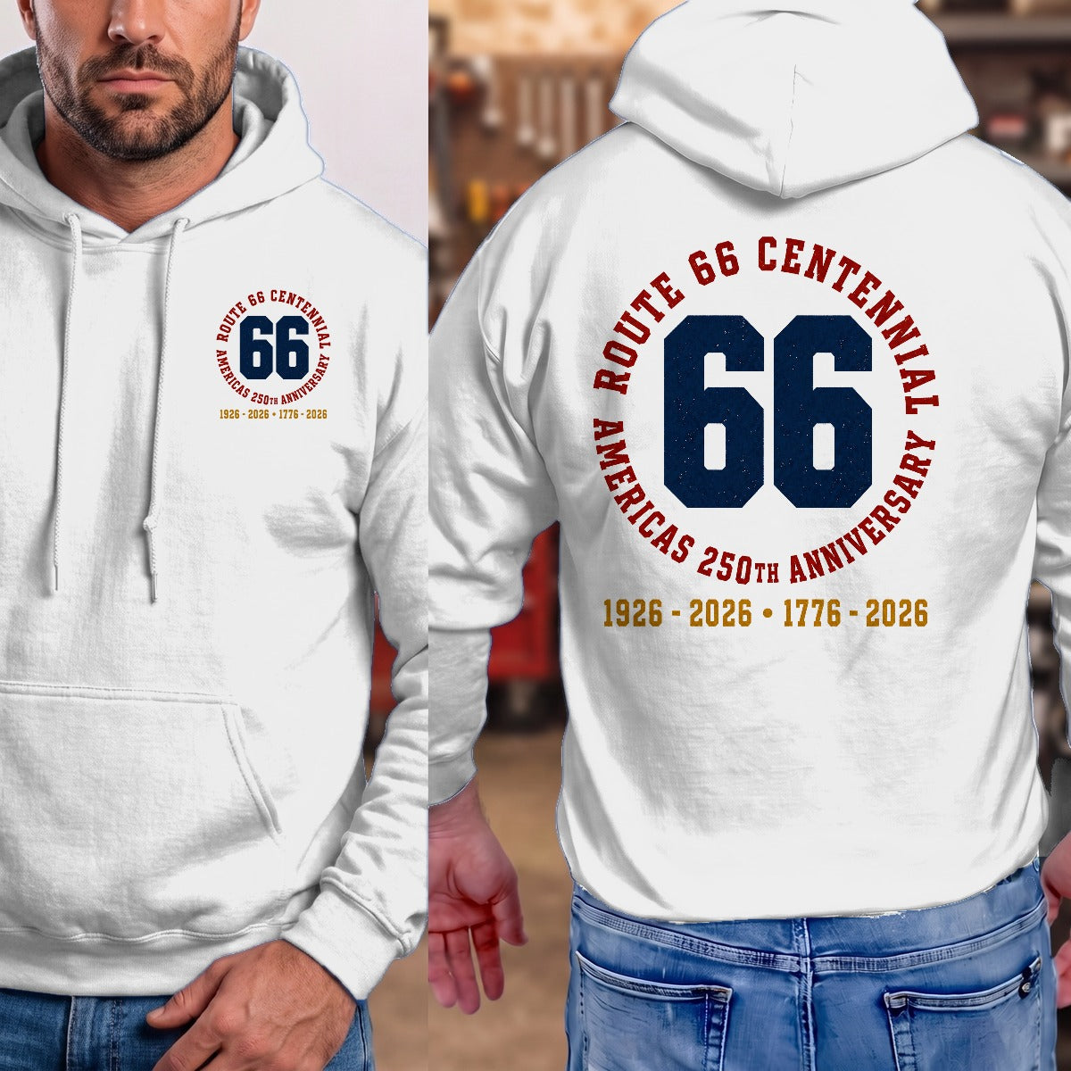 White | Front & Back