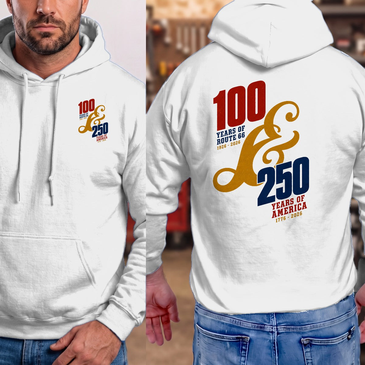 White | Front & Back