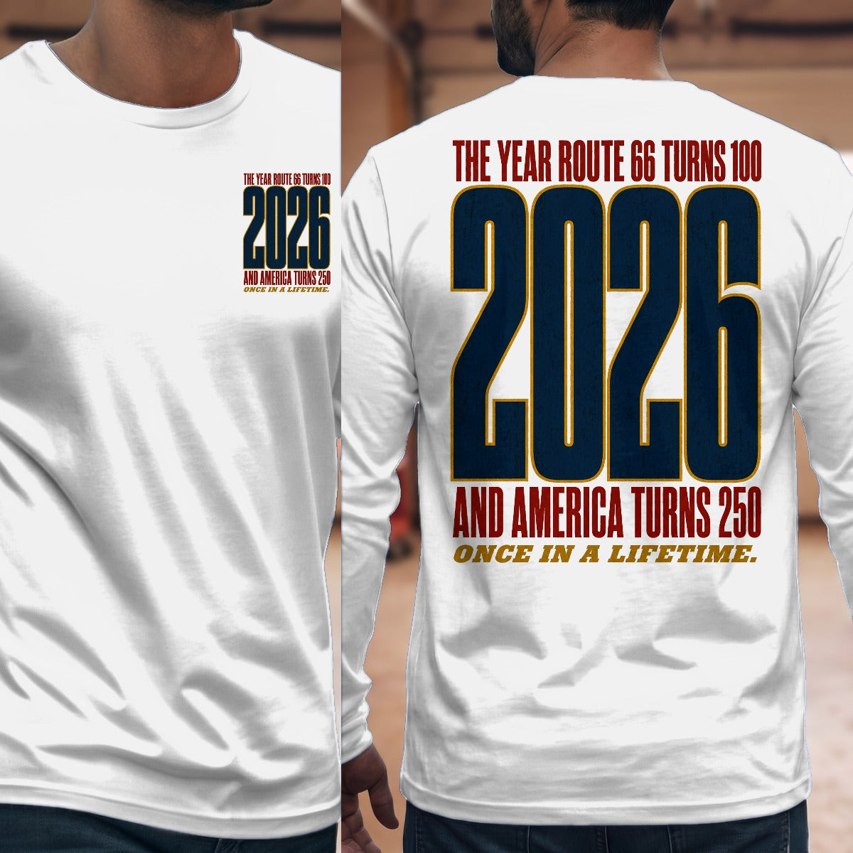 White | Front & Back