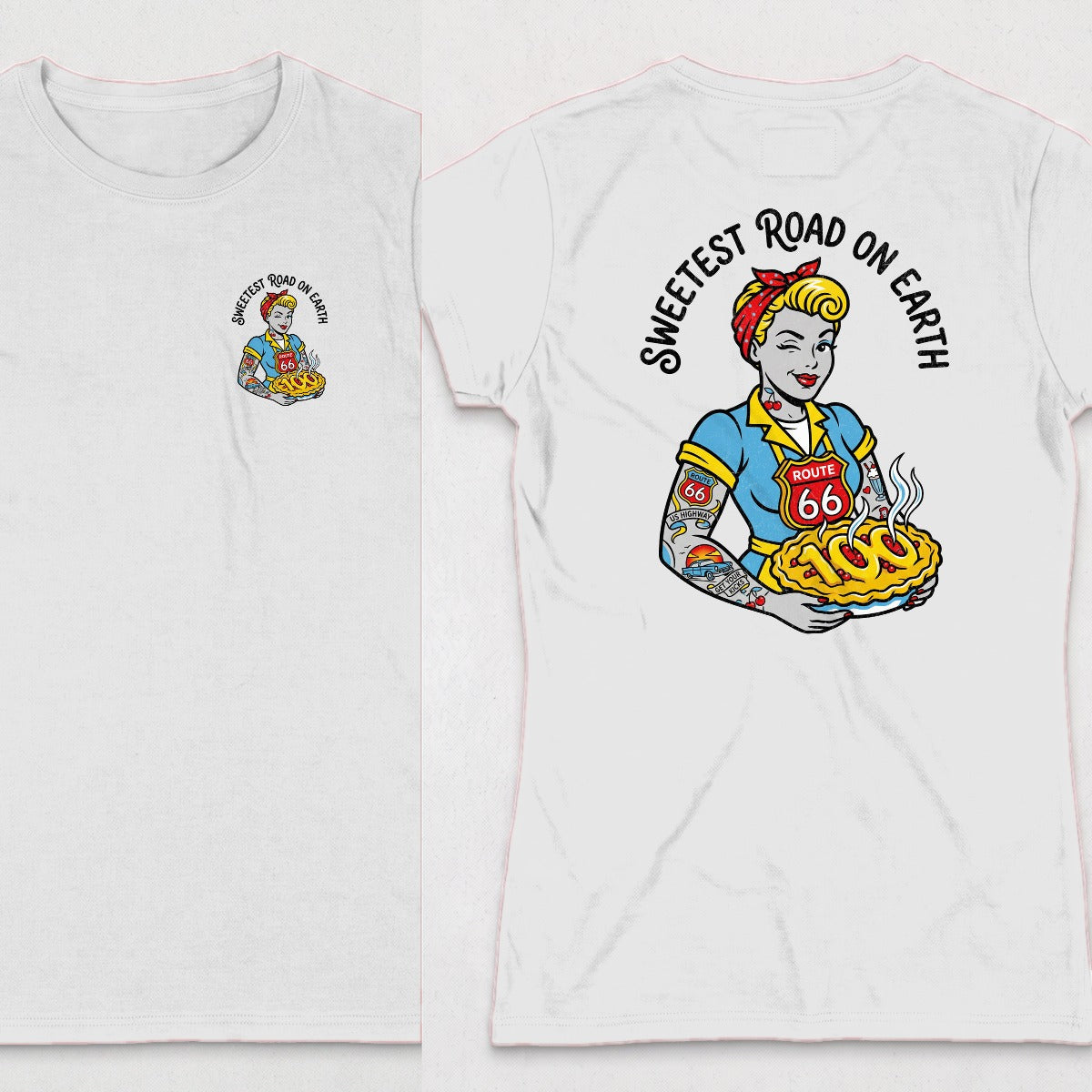 White | Left Chest + Back
