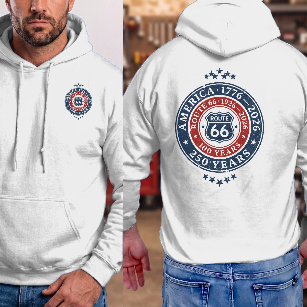 White | Front & Back