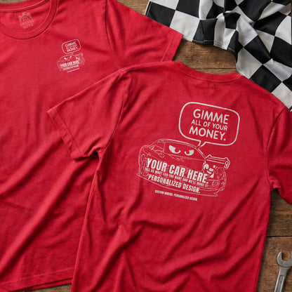 Red | Left Chest + Back